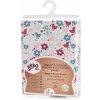 XKKO BMB Plachta s gumou do postieľky Flowers&Birds For Girls 60x120