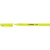 Zvýrazňovač, 1 3,5 mm, STABILO Flash, žltý