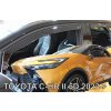 Deflektory - Protiprievanové plexi Toyota C-HR II 5D od 2023 (+zadné)