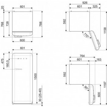 Smeg FAB28RPB5