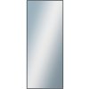 DANTIK - Zrkadlo v rámu, rozmer s rámom 50x120 cm z lišty Hliník čierna (7001021)