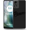 Picasee silikónový čierny obal pre Motorola Moto E14 - Picasee - old logo - black