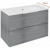 Sapho CIRASA umývadlová skrinka 78x54x39cm, dub strieborný CR792-1111