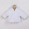 Luxusný detský zimný kabátik s kapucňou New Baby Snowy collection Farba: Biela, Veľkosť: 56 (0-3m)