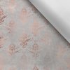 Látka s potlačou nepremokavý polyester TD/NS Glamour šedý s ružovou