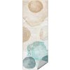 Krémovo-tyrkysový prateľný behúň 80x200 cm Puddle – Mila Home