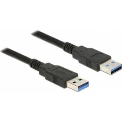 Delock 85059 USB - USB typ A (M) do USB typ A (M) - USB 3.0, 50cm, černý