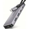 AXAGON HMC-5H60, USB 5Gbps húb, porty 2x USB-A, 1x USB-C, HDMI 4k/60, PD 100W, kábel USB-C 15cm
