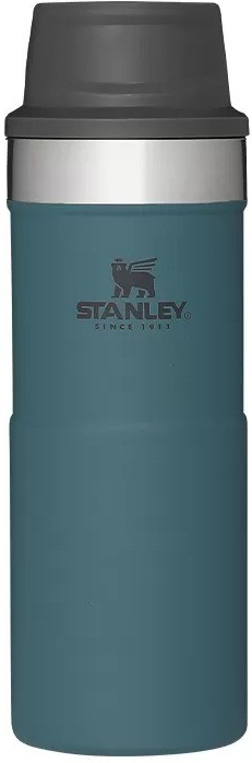 Stanley Trigger tyrkysový termo pohár z nerezovej ocele 350 ml