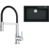 Set RS Franke Urban UBG 610-78 + Franke FC 6085 Lina (biely ľad + chróm/čierna)