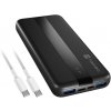 Natec TREVI SLIM Q V2, powerbanka, 10000mAh, čierna NPB-2294