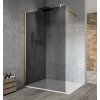 Gelco VARIO walk-in 130 cm dymové sklo zlatá matná (Sprchová zástena walk in Gelco VARIO)