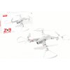 LEAN Toys Diaľkovo ovládaný dron Z3 s kamerou 720P SYMA White