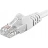 Premiumcord sputp100W Patch, UTP RJ45-RJ45 level 5e, 10m, bílý