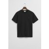 TRIČKO GANT REG TONAL SHIELD SS T-SHIRT BLACK