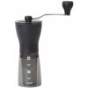 Ručný mlynček na kávu Hario Mini Slim Plus, čierny