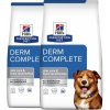 Hill's Prescription Diet Derm Complete Alergia a starostlivosť o kožu pre psov 2 x 12 kg