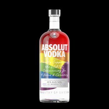 Absolut Rainbow Colors Limited Edition 40% 1 l (čistá fľaša)