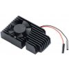 Hliníkový chladič s ventilátorom pre Raspberry Pi 3B/3B+