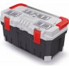 Kistenberg TITAN PLUS Plastový kufor na náradie, 55,4x28,6x27,6cm, šedá KTIPA5530-4C