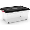Keter Plastový úložný box Moover box L, objem 45l, 58 x 38 x 27 (výška) cm, čierne veko