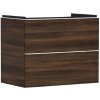 Hansgrohe Xelu Q - Umývadlová skrinka, 63x78x50 cm, 2 zásuvky, tmavý orech/matná biela 54030700