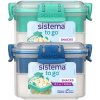 Sistema TO GO Krabička na desiatu s miskou 400 ml, mix farieb