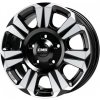 CMS C31 hliníkové disky 6,5x17 5x114,3 ET48 Diamond Black Gloss