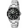 Invicta Pro Diver 8932 Pánske Hodinky - Quartz Hnací Mechanizmus - Nerezová Oceľ s Čiernym Ciferníkom - 37 mm