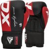 Boxerské rukavice RDX F4 so suchým zipsom Farba: červená, Veľkosť: 12 oz