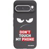 Picasee silikónový čierny Google Pixel 9 Pro XL Angry Eyes Transparent