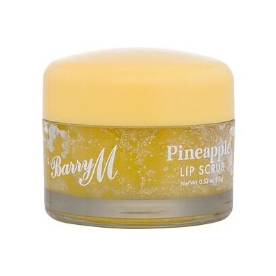 Barry M Lip Scrub Pineapple hydratační a zjemňující peeling na rty 15 g pro ženy