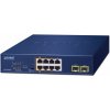 Planet PoE switch 8x1Gb + 2xSFP 1Gb, PoE 180W, 2x 802.3bt + 4x 802.3at (GSD-1022UP)