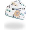 Little Angel Čiapka podšitá Outlast® - sv.mentol auta/tm.lišajník Veľ. 3 (42-44 cm)