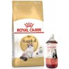 ROYAL CANIN Ragdoll Adult 10kg + LAB V Lososový olej pre psov a mačky 1000ml + LAB V Olej z łososia dla psów i kotów 1000ml