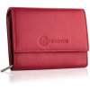 Betlewski peňaženka z pravej kože červená - dámska