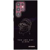 Picasee silikónový čierny obal pre Samsung Galaxy S22 Ultra 5G - You are not alone