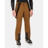 KILPI RHEA-M Hnedé pánske softshellové lyžiarske nohavice - 4XL