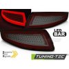 Tuning-tec Zadné svetlá LED BAR ČERVENÉ SMOKE SEQ pasujú na PORSCHE 911 997 04-09