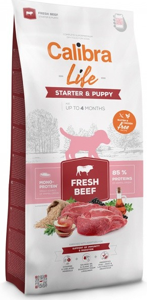 Calibra Dog Life Starter & Puppy Fresh Beef 0,75 kg