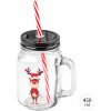 Perfect Home Pohár so slamkou SOB 13288 450 ml