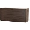 Prosperplast Úložný box WOODEBOX - 280L, 120x46x57cm, tmavo hnedá MBWL280440U