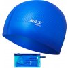 Plavecká čiapka Silikónová Nils Aqua modrá