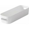 Úložný box, plastový, 1,3 l, SMARTSTORE Compact Slim, biely