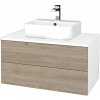 Dreja Kúpeľňová skrinka MODULE SZZ2 80 umývadlo Joy 3 - N01 Biela lesk / D17 Colorado