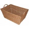 HRADIL H010 prútený košík na drevo ku krbu 55 x 30 cm