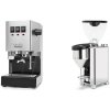 Gaggia New Classic E24, stainless steel + Rocket Espresso GIANNINO, chrome/black