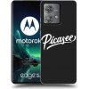 Picasee silikónový čierny obal pre Motorola Edge 40 Neo - Picasee - old logo - white