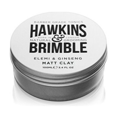 Hawkins & Brimble zmatňujúci pomáda na vlasy s vôňou elemi a ženšenu (Elemi & Ginseng Matt Clay) 100 ml