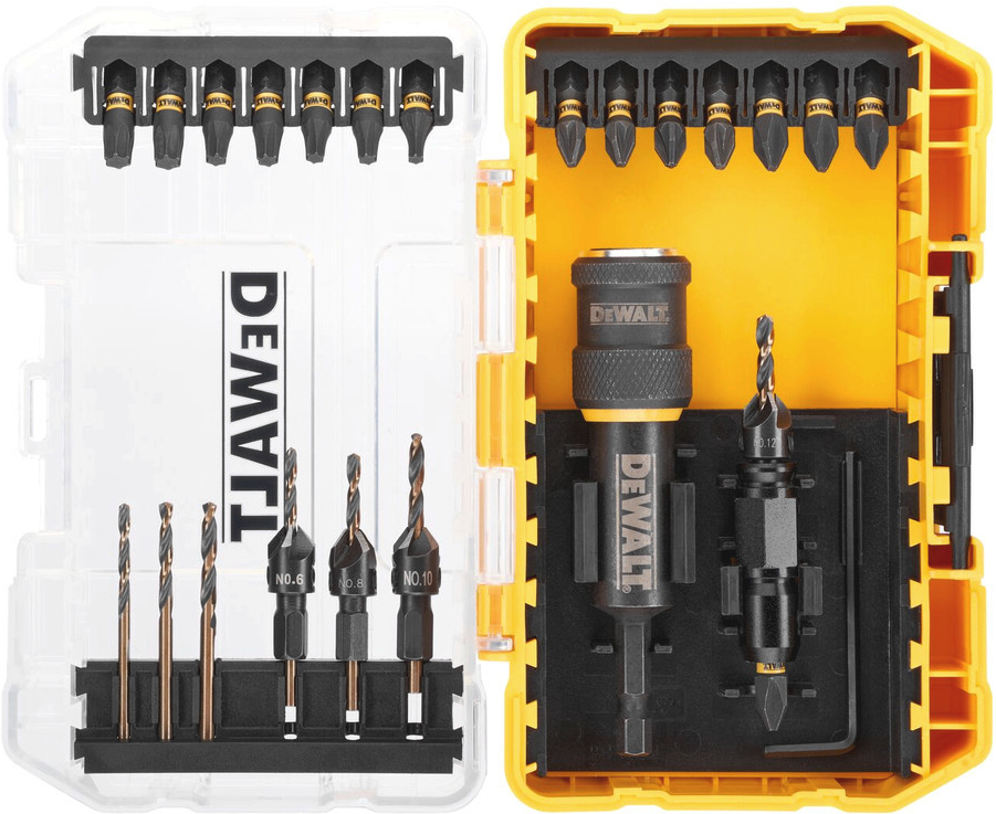 DeWALT DT70779T 22ks sada vrtáků a záhubníků